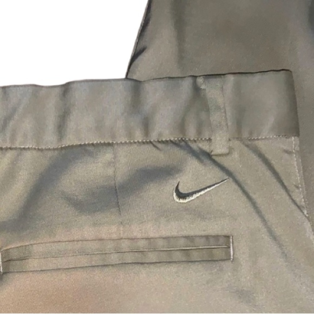 NIKE performance khaki golf polyester pants MENS size 36 X 32 - Picture 1 of 15
